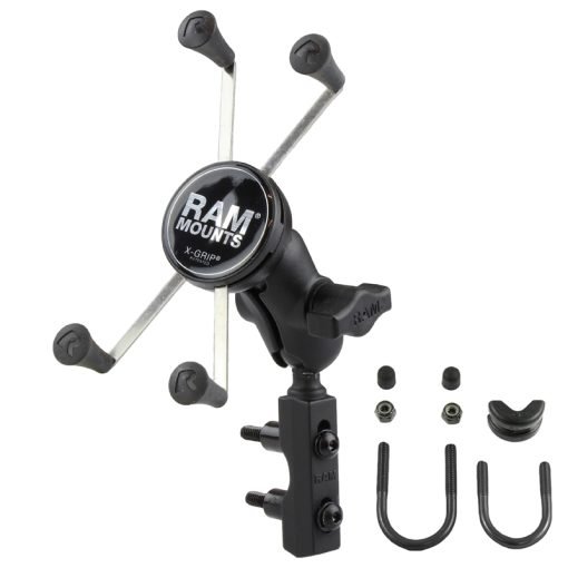 RAM X-Grip Голямо монтажно за смартфон с основа за монтаж на спирачка/съединител на мотоциклет  | Portmoneta.bg